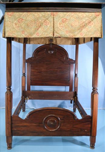 Rosewood Tester Bed, attrib. to Mitchell /Rammelsberg (1 of 6)