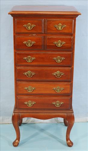 Mahogany queen Anne 6 drawer silver chest (1 of 4)