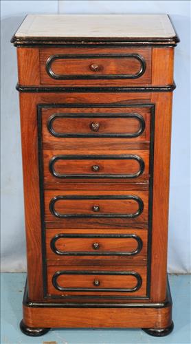 Victorian Rosewood lingerie chest with 4 drawers (1 of 5)