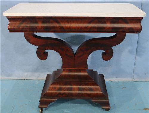 Flame Mahogany empire lamp table (1 of 4)