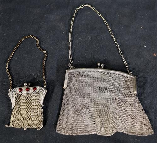 2 mesh purses, ca. 1920's (1 of 3)