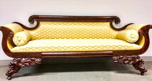 Finely Carved Classical Empire sofa attrib. to Quervelle (1 of 1)