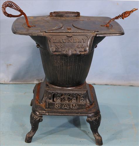 Cast iron Laundry wood stove all complete (1 of 4)