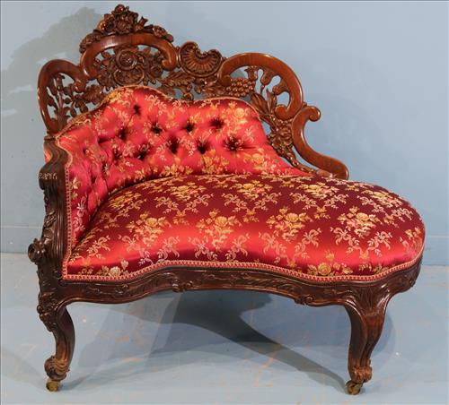 Rosewood rococo meridian by John H. Belter (1 of 9)