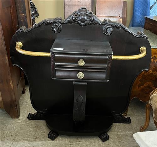 Mahogany walking cane stand, 44 x 48 (1 of 1)