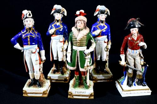 5 French soldiers, 10 in. T.: 5 French soldiers, 10 in. T.