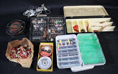 Fishing tackle, fly fishing etc.: Fishing tackle, fly fishing etc.
