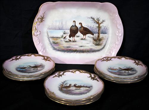 Austrian 10 piece pink and white game set (1 of 5)