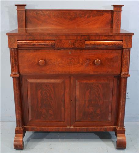 Flame mahogany Jackson press with column front (1 of 5)