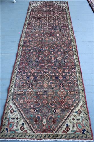 Small unique Hamadan hall runner, 2 ft. 7 in. x 8 ft. 7 in. (1 of 4)
