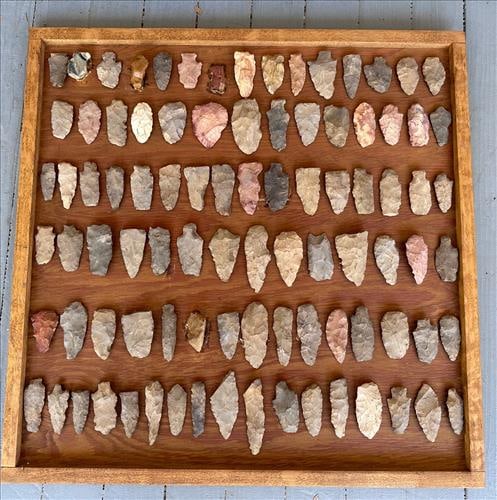Collection of MS arrow heads many from the Natchez area (1 of 1)