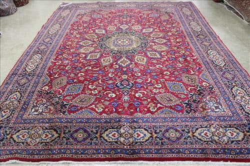 Beautiful handmade multi color Persian rug, 9 ft.7 in. x 12 ft.8 in. (1 of 5)