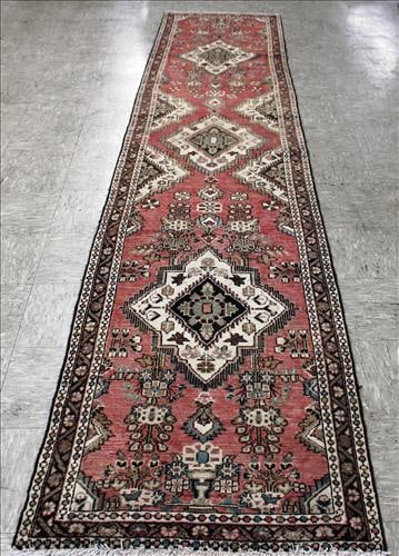 Handmade Persian hall runner rug, 2 ft. 8 in. x 13 ft. 5 in. (1 of 4)