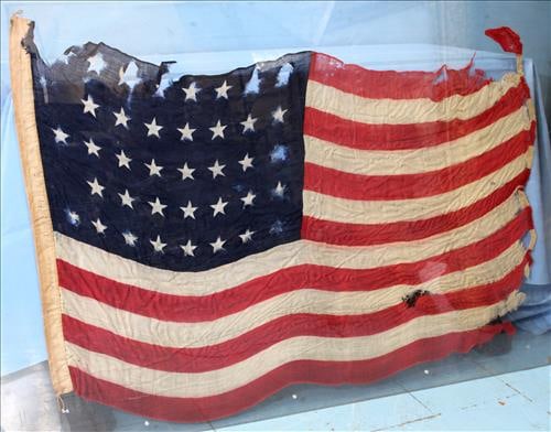 38 star, 13 stripe Grave flag of Ulysses S. Grant, 38 x 62 (1 of 9)