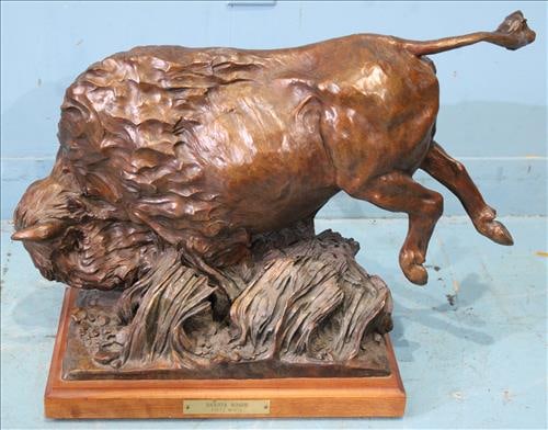Original Bronze titled Dakota Rogue by Fritz White, 19 in. T. (1 of 5)