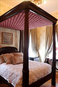 Mahogany empire full tester plantation bed