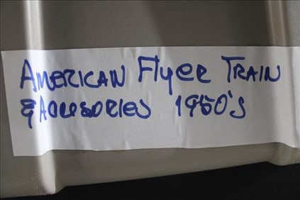 American Flyer 10 piece train set, dates back to 1950's