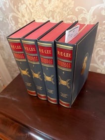 4 volume set of R.E. Lee biography by Douglas Southall Freeman