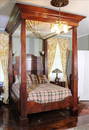 Rosewood full tester plantation bed, queen size