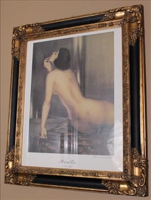 Louis Icart print entitled, "Modern Eve", 25 in. T, 21 in. W.