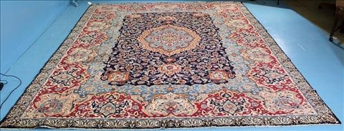 Persian Kashmar Hand-Knotted Wool Rug (1 of 5)