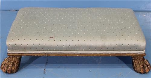 French Claw Feet Foot Stool