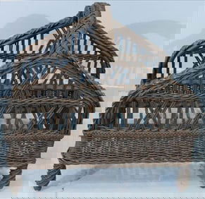 Wicker Magazine Rack