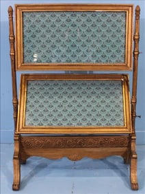 Double Paned French Fire Screen
