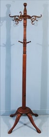 Wood Coat and Hat Stand
