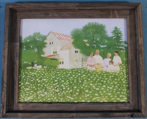 Print of Carroll Cloar's "The Big House in Big Flat" (1 of 4)