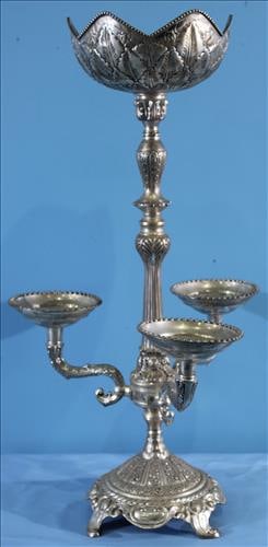 Silver Plate Epergne in Victorian Style (1 of 4)