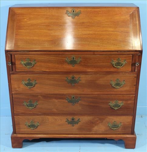 Antique Chippendale slant front desk (1 of 4)