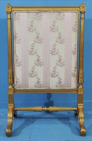 Gold Gilded French Fire Screen