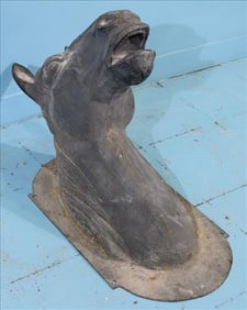 Cast Iron Horse Head Garden Element