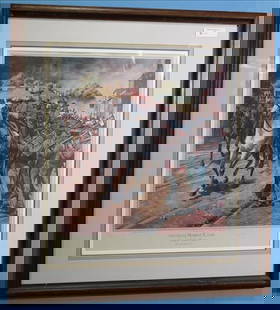 Limited Edition Civil War Print of General Robert E. Lee: Limited Edition Civil War Print of General Robert E. Lee Signed, 33 in. T, 30 in. W