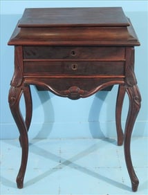 Victorian Mahogany Sewing Table