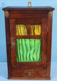 Mission Oak Wall Hanging Cupboard