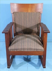 Stickley Style Mission Oak Rocking Chair