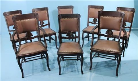 Set of 8 English Dinning Room Chairs