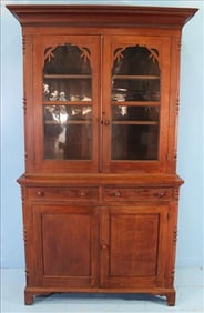 Cherry Secretary with Tear Drop Beading