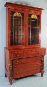 American Empire Mahogany Secretary