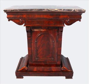 Rare Baltimore Pillar or "Mint Julep" Cabinet, Mid 19th Century