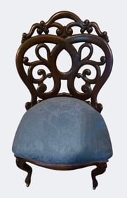 Springmeier Laminated Rosewood Side Chair. C. 1860-1870