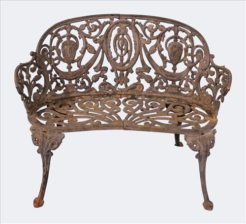 Victorian Style Cast Iron Garden Bench (1 of 2)