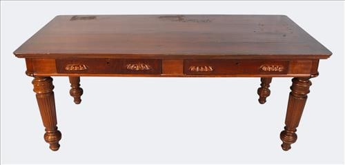 Southern Victorian Mahogany Lawyer's Desk, Columbus, MS c. 1870s