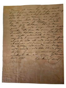 1841 Slave Bill of Sale to Eli Driver (Polly and Children)