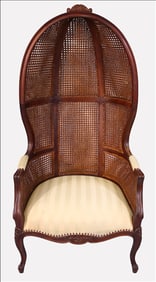 Louis XV Style Dome-Back Canopy Chair, 20th Century