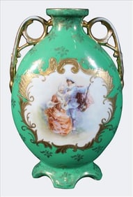 Large Royal Vienna Style Vase, Austria, Late 19th-Century