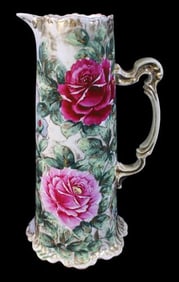 Hand Painted German Porcelain Tankard