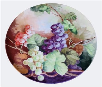 Large Limos Porcelain Charger, J.P. France